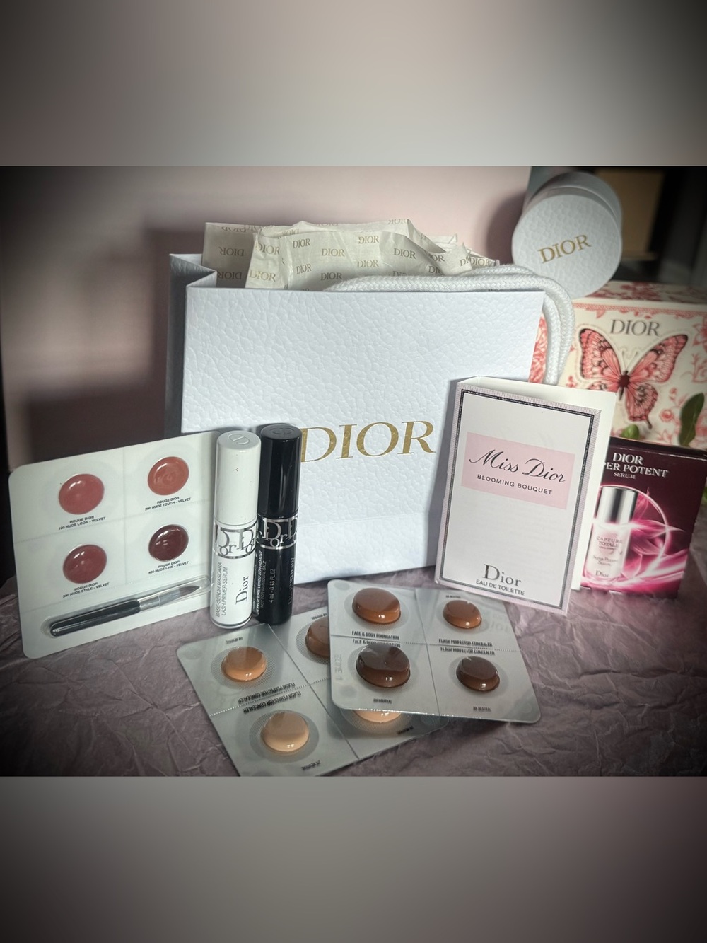 Dior Cosmetics Sample Set